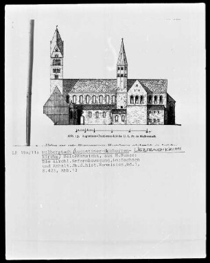 Seitenansicht der Liebfrauenkirche in Halberstadt