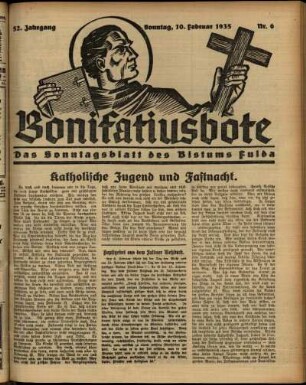 Ausgabe vom Sonntag, den 10. Februar 1935.