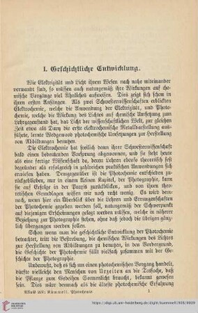 I. Geschichtliche Entwicklung