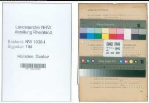 Entnazifizierung Gustav Hollstein , geb. (Polizist)
