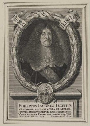 Bildnis des Philippus Iacobus Tezelius