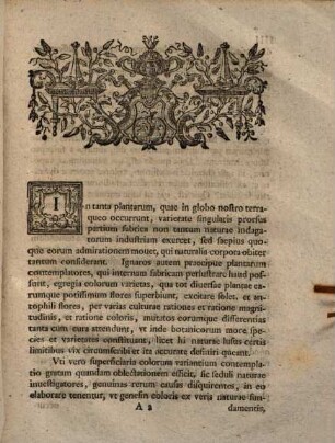 Ordinis Medici In Academia Lipsiensi H. T. Pro-Cancellarivs D. Christianvs Gottlieb Lvdwig ... Panegyrin Medicam ... Indicit Et De Colore Plantarvm Qvaedam Observata Proponit