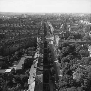 Auenstraße in der Erfurter Andreasvorstadt