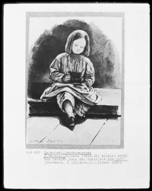 Bildnis des Adolph von Harnier mit Spielzeugpferd