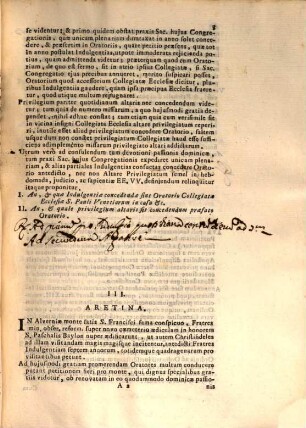 Feria II. Die XII. Decembris 1744. in Palatio Apostolico Quirinali erit Sacra Congregatio Indulgentiis, sacrisque Reliquiis praeposita, in qua praeter nonnulos Libellos, plerumque a Sanctitate Sua remissos, proponentur infrascripta dubia