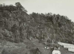 Triebischtal bei Garsebach. Linke Talhänge beim Götterfelsen (Pechsteinklippen)