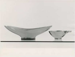 Gebrüder Deyhle Schale "13708" von Emil Kitzenmaier sowie Schälchen "13612 / 10" von Elsa Fischer-Treyden