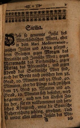 Neue Vorstellung der Königreiche Sicilien und Sardinien