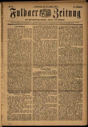 Ausgabe vom Donnerstag, den 28. Januar 1897.