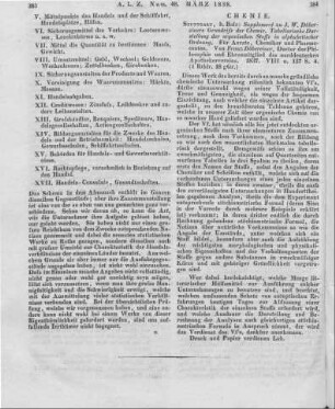 Döbereiner, F.: Supplement zu J. W. Döbereiners Grundriß der Chemie. Tabellarische Darstellung der organischen Stoffe in alphabetischer Ordnung. Stuttgart: Balz 1837