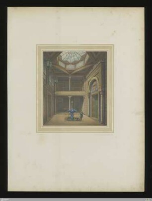 PL. IV. Ansicht des Hofes
