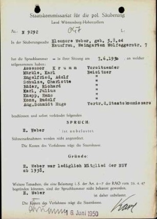 Weber, Eleonore