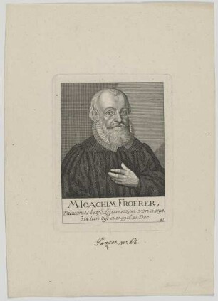 Bildnis des Ioachim Froerer