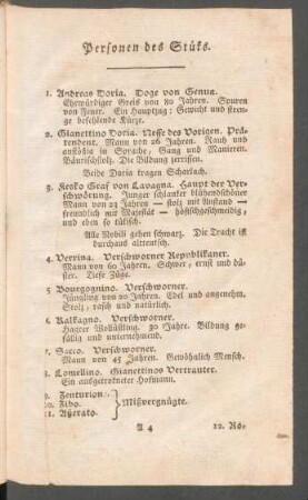 Personen des Stüks