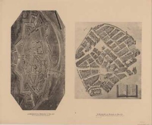 Pläne und Ansichten der Stadt aus den Jahren 1521 - 1898, Lichtdruck, 1898 : Atlas zur Geschichte Dresdens : Pläne und Ansichten der Stadt aus den Jahren 1521 - 1898 ; mit einem Abriß der geschichtlichen Ortskunde von Dresden / hrsg. von Otto Richter. - Dresden : Stengel & Markert , 1898. - 39 Bl. : Kt.