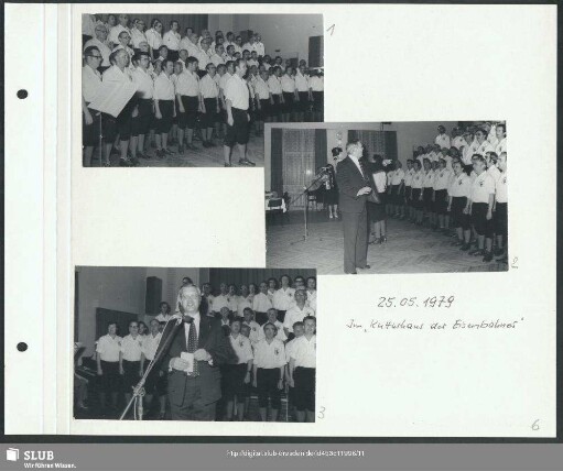 Konzert des Bergsteigerchores anläßlich des "Tages der Eisenbahner" in Kulturhaus der Eisenbahner (Bild 3) : Werner Matschke als Ansager