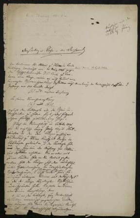 [Urteilsgründe wegen Schuldverschreibung], Ohne Ort, 1849