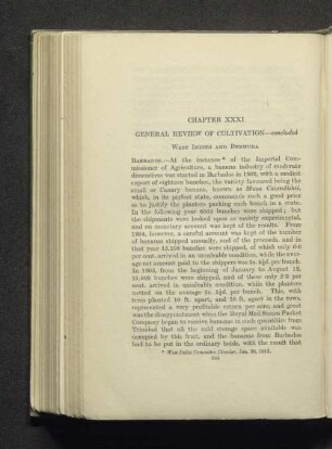 Chapter XXXI General review of cultivation-continued West Indies and Bermuda