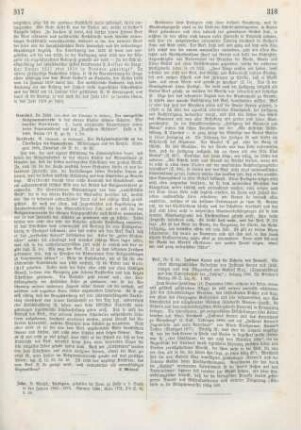 318 [Rezension] Prel, Carl Du, Justinus Kerner und die Seherin von Prevorst