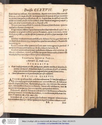 Decisio CLXXVIII