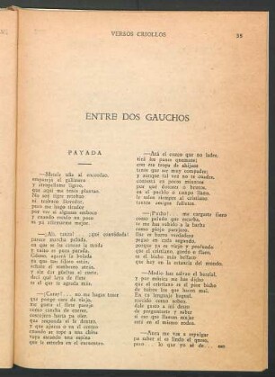 Entre dos gauchos