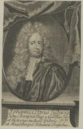 Bildnis des Johannes Petrus Ludewig