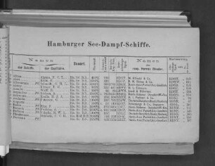 Hamburger See-Dampf-Schiffe