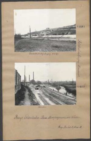 Umladebahnhof Origny. (Feldbahn Origny-Haucourt.)