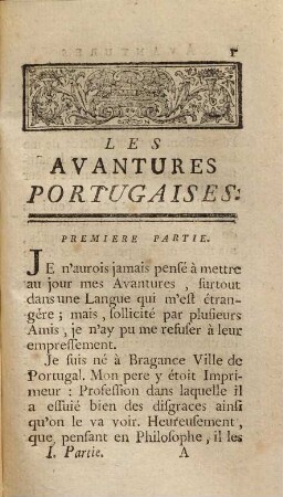 Les Dangers De L'Amour, Ou Les Aventures D'Un Negociant Portugais, 1