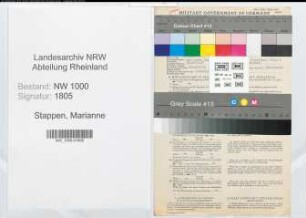 Entnazifizierung Marianne Stappen, geb. 03.08.1910 (Sekretaerin)