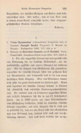 335-339 [Rezension] Vetus hymnarium ecclesiasticum Hungariae