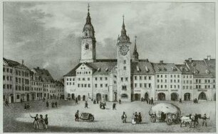 Der Marktplatz in Chemnitz