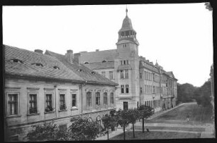 Theresienstadt. K. u. K. Postamt : Theresienstadt, Rathausstraße. Neues Postgebäude