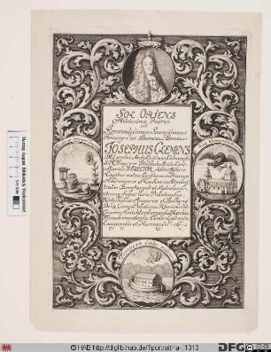 Bildnis Joseph Clemens (von Bayern), 1688-1723 Kurfürst u. Erzbischof von Köln