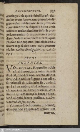 LXXIII. Voluntas