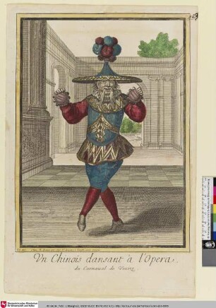 Un Chinois dansant à l'Opera