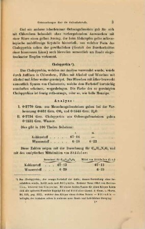 Untersuchungen über die Gallenfarbstoffe : 1. Abhandlung ; vorgelegt in der Sitzung am 6. Februar 1868