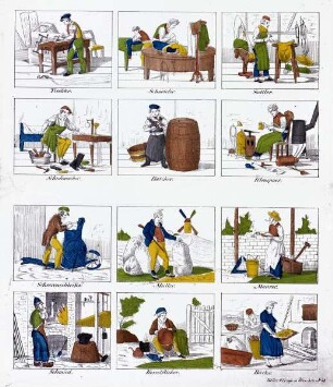 Bilderbogen: Handwerker