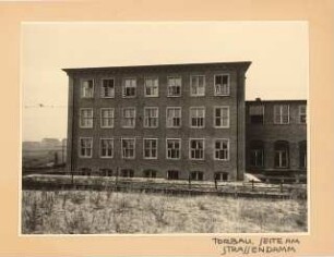BBC (Brown, Boveri & Cie), Mannheim-Käfertal Neubau Torbau: Eckansicht Torbau