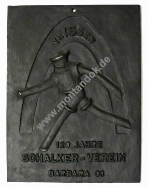 Plakette "120 Jahre Schalker-Verein"