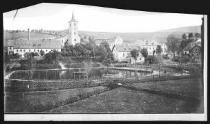 Wiesental. Bl. üb. d. Gondelteich zur Kirche
