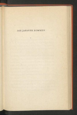 Die Japaner kommen