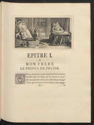 Epitre I. A Mon Frere Le Prince De Prusse.