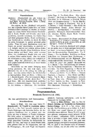 Programmschau : Deutsch-Österreich 1903