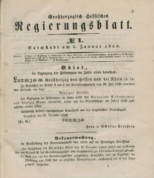5. Januar-31. December = No. 1-61