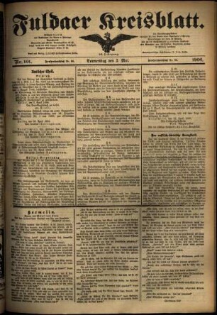 Ausgabe vom Donnerstag, den 03. Mai 1906.