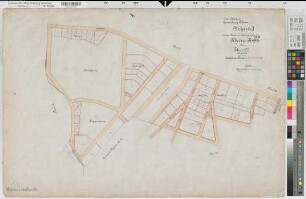 Rheine r.d.Ems (Rheine), Zusammenlegung Rheine r.d.Ems  Stadtberg, Urkarte II Rheine r.d.Ems Flur 22