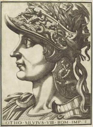Otho (Blatt 8, aus der Serie der Portraits der ersten zwölf römischen Kaiser)