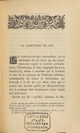 Histoire des Troubadours du Vivarais du Gévaudan et du Dauphiné par Henry Vaschalde