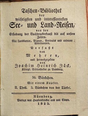 Taschen-Bibliothek der wichtigsten und interessantesten Reisen in die Türkei, 2,3